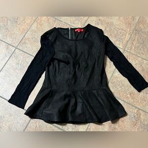 Saks Fifth Avenue Black Top with Zipper